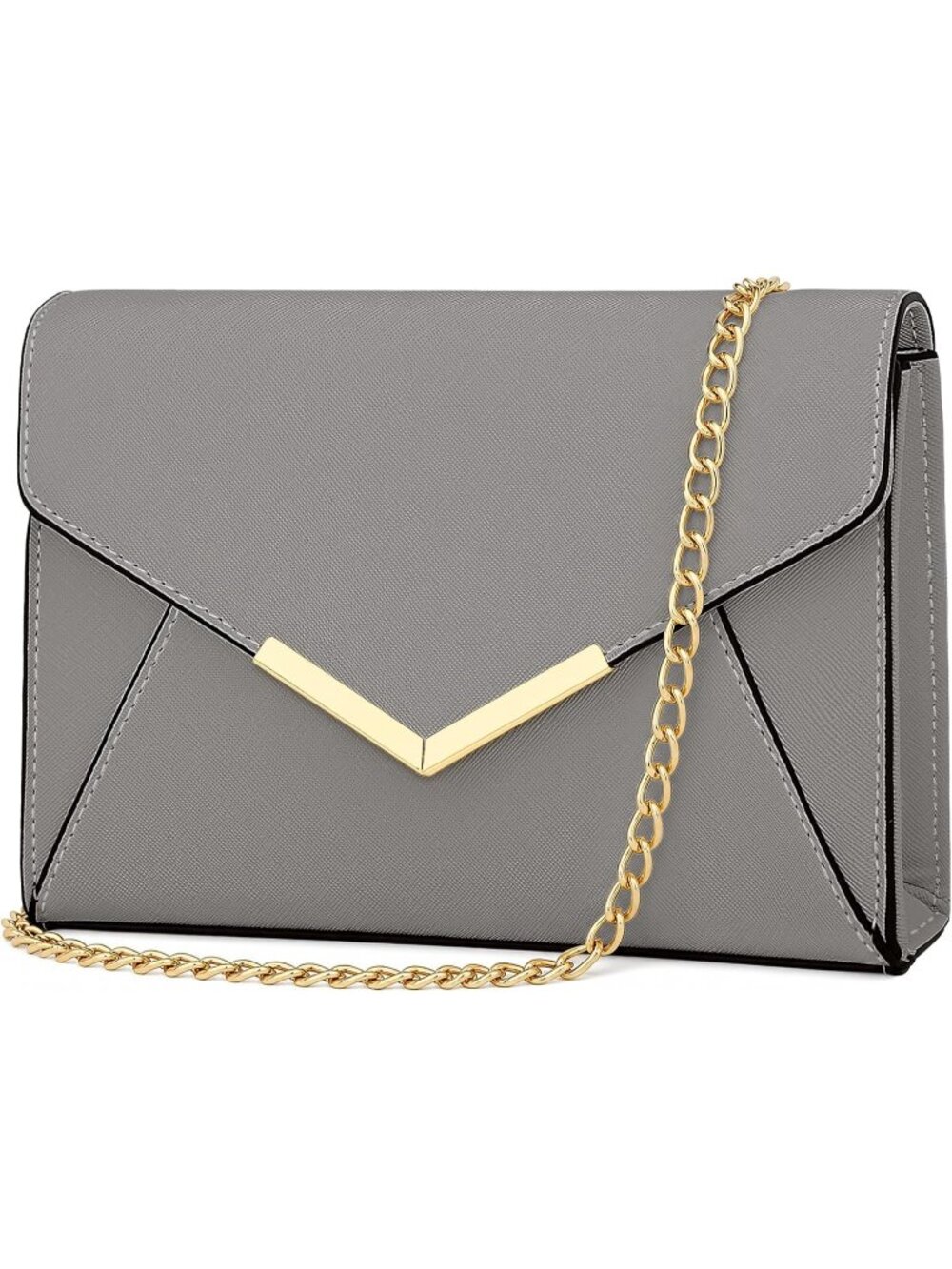 〽️Women's Grey Shoulder Party Wedding Prom Crossbody Envelope Evening Handbag